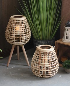 Linterna de mimbre tejida 100%, morocan farol, venta al por mayor, soporte de vela de King Craft, proveedor de VietNam - Product Image 2