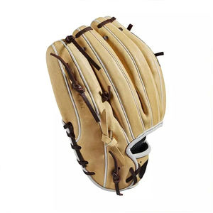 Gants de baseball Infield 12.5 en cuir véritable 25-26 Gants de baseball personnalisés Guantes De Beisbol Fabricant de gants de baseball - Product Image 1
