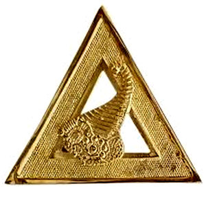 2025 Royal Arch Steward Collar Joyas Patrón cuadrado bordado Insignia de cuero Tipo cosido - Product Image 1