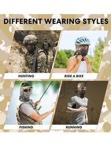 Wholesale Ski Masks Fashion <b>Slouchy</b> Designer Biker <b>Beanie</b> Custom Stocking Warm Face Mask Knitted Hunting Balaclava Masks - Product Image 3