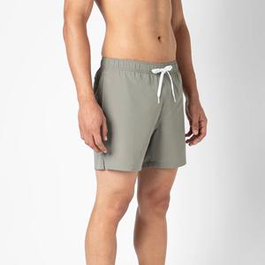 Short de surf pour homme Short de surf classique en toile Tissu spandex anti-rides Vêtements de plage taille moyenne Coupe confortable - Product Image 6