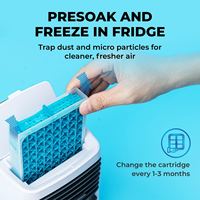 Kipas Pendingin Udara Mini Portabel untuk Rumah dan Kantor, Pengisian Daya USB, Kipas Pendingin Air Kecil untuk Meja
