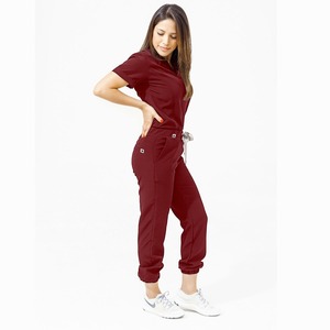 Ensemble de pantalon de gommage médical et blouse de laboratoire Royal Sprinter Navy unisexe pour une utilisation à l'hôpital-GE-MS-0001 OEM de fusion sans couture en tissu personnalisé - Product Image 1