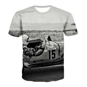 Camisetas Arabella para Hombre, Corte Regular, Transpirables, de Secado Rápido, Cuello Redondo, Poliéster/Algodón, Tallas Grandes, Manga Corta, Primavera Verano - Product Image 4