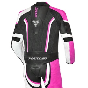 Men's Motorcycle Racing Leather Suit-High Durability Waterproof CE Level 1 Protection Sportswear Plus Size Stylish Fit - Product Image 4