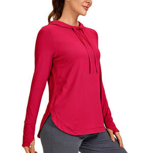 Women's Long Sleeve Workout <b>Hoodie</b> <b>With</b> <b>Thumb</b> <b>Hole</b> - Product Image 5