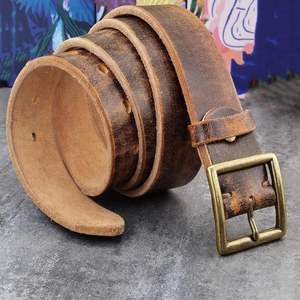 Cinturón de Cuero Tradicional para Hombre, Estilo Clásico para Oficina y Uso Casual, Cinturón de Cuero Premium para Hombre, Accesorio Elegante para el Día a Día - Product Image 5