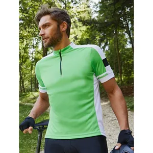 เสื้อยืดครึ่งซิปสำหรับผู้ชาย Bike-T สินค้ากีฬาสำหรับเทรนเนอร์จักรยานและอุปกรณ์เสริม - Product Image 1