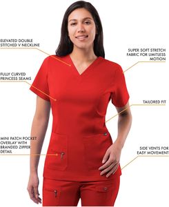 Usine directe médicale Scrubs ensemble unisexe médecin infirmière hôpital uniforme chirurgical survêtement pantalon haut Logo personnalisé en gros - Product Image 6