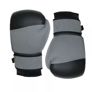 ถุงมือชกมวยหนังแท้สำหรับฝึกชกมวยถุงมือชกมวยสำหรับมืออาชีพถุงมือหนังแท้100% - Product Image 2