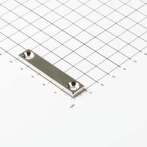 Magnete a blocco in neodimio 50x10x3mm con recessione conica - Product Image 1