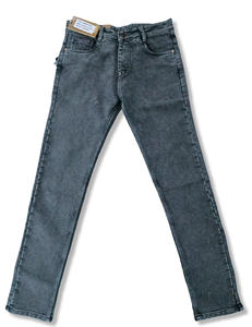 High Quality Eco-Friendly Quick-Dry Breathable Stretch Wrinkle Resistant PU Coated Durable Denim Jeans for Men Herringbone Style - Product Image 3