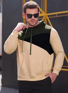 เสื้อฮู้ดลำลองแขนยาวของผู้ชาย, เสื้อกันหนาวลำลองมีกระเป๋าลายนูนใส่ในฤดูหนาวสวมใส่ได้ทุกวันมีสไตล์ - Product Image 3
