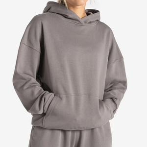 Sudadera de Manga Larga para Hombre, 100% Algodón, con Logotipo Personalizado, Transpirable, Informal, con Capucha, Estampado Térmico, Diseño Sólido, para Invierno - Product Image 1