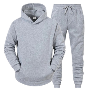 Chándal de Primera Calidad con Logotipo Personalizado al por Mayor para Hombre, Chándal de Dos Piezas con Pedrería, Peso Pesado y Ajuste Cómodo - Product Image 1