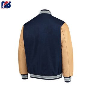 Vente en gros Varsity Jacket Veste en laine personnalisée Vestes coupe-vent grande taille pour homme Conception graphique personnalisée - Product Image 5
