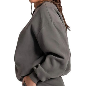 Venta al por mayor de ropa de calle de peso pesado de gran tamaño personalizado de algodón pesado Sudadera con capucha de algodón grueso de talla grande sudaderas de hombre - Product Image 6