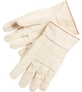 Gants Hot Mill à double paume, en coton/polyester, gants Hot Mill en coton lourd, poignet en toile - Product Image 1