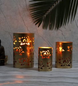 Lotus Votives Metal Iron Candle <b>Holder</b> Christmas Home Decoration <b>Candlestick</b> <b>Holders</b> High Quality Handmade Fancy Candle Mold - Product Image 2