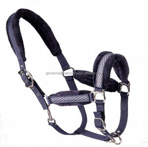 Caballo ecuestre de alta calidad, productos hechos a mano, de nailon, Halter, diseñado con relleno polar de visón suave y anillos de hebilla fuerte - Product Image 5
