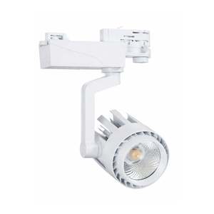 Projecteur sur rail triphasé blanc 30W BAT - Product Image 1