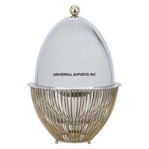 Calentador de alimentos de acero inoxidable de lujo Cazuela hecha a mano de calidad superior Olla de metal de diseño clásico y elegante - Product Image 1