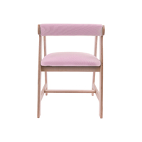 Kursi Meja Belajar Anak Warna Pink Horns Web Berbahan Kayu Satu Ukuran untuk Aktivitas Belajar TR Made