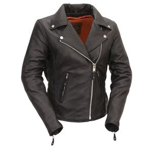 Col de veste en cuir de mouton véritable pour femmes de haute qualité avec coton longue longueur taille XL respirant - Product Image 1