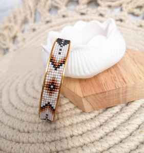 Porte-monnaie et trousse de maquillage classiques en perles de verre avec couleur personnalisable, cadeau de mariage ou de fête pour elle, artisanat MS - Product Image 2