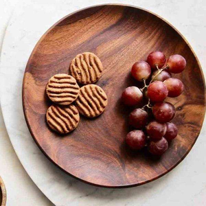 Juego de Platos de Madera para Aperitivos y Postres, Personalizados, de Acacia, Forma Redonda, para Bodas, a un Precio Razonable - Product Image 4
