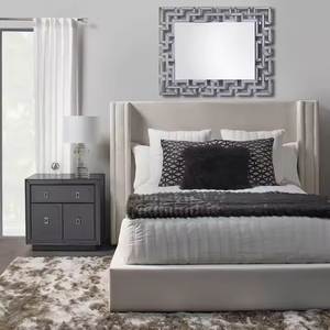 Cadre en fer fait à la main miroir mural en métal accent décoratif pour la maison ou le bureau - Product Image 1