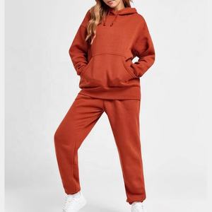Ensemble pantalon et sweat à capuche pour femme Ensemble deux pièces de jogging et sweat à capuche Survêtements surdimensionnés - Product Image 5