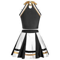Uniformes de pom-pom girl personnalisés à guichet unique uniformes et accessoires de pratique de sublimation pour les jeunes uniformes de gymnastique en gros