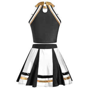 Uniformes de pom-pom girl personnalisés à guichet unique uniformes et accessoires de pratique de sublimation pour les jeunes uniformes de gymnastique en gros - Product Image 2