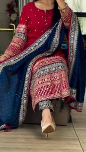 Salwar Kameez de mujer india de nuevo diseñador 2025 en Material de Georgette de estilo pakistaní para fiestas - Product Image 3