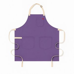 Tablier de barman en cuir personnalisé OEM avec fermeture à pression et manches courtes pour la promotion de la marque de restaurant et de bar - Product Image 4