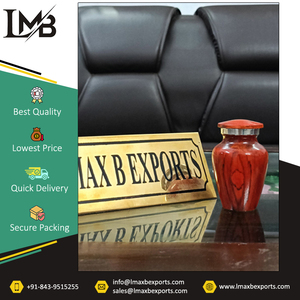 Exportador global de urna de cremación de recuerdo de aluminio/latón de calidad excepcional, suministros funerarios, urnas para cenizas conmemorativas - Product Image 4