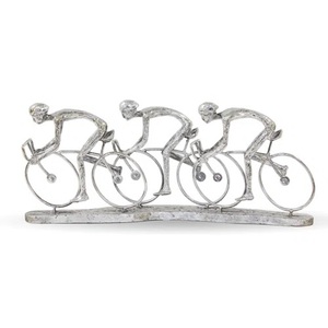 Escultura humana de Metal para mesa, decoración decorativa de escritorio, Color dorado, para hogar y Hotel, con logotipo de tamaño personalizado - Product Image 3