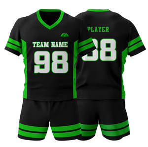 High Quality Rugby Uniform <b>Shorts</b> with <b>Long</b> Sleeves Custom Logo Wholesale Shirts & Tops Sublimation Technique - Product Image 1