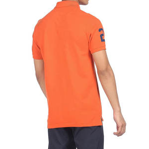 2022 personalizado hombres cuello en V para Polos patrón de estampado clásico 100% algodón ropa Casual corto verano Golf Fit Anti-Pilling - Product Image 3