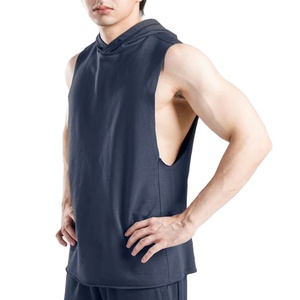 Fabricante de Camisetas sin Mangas Personalizables OEM, Transpirables, Corte Liso sin Costuras, Color Sólido, Ropa Deportiva para Fisicoculturismo, Top Moderno - Product Image 2