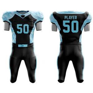 Uniforme de football américain personnalisé, best-seller, design personnalisé, 100% polyester, vêtements de sport à séchage rapide, maillot et pantalon de football américain - Product Image 5