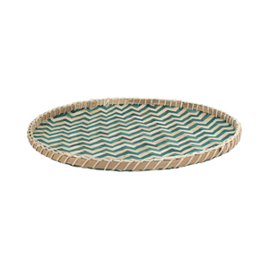 Mantel Individual de bambú tejido Vintage ecológico al mejor precio, textura verde para decoración de mesa y comedor, artesanía vietnamita - Product Image 5