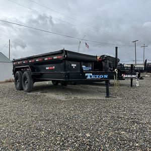 High Capacity Farm <b>Trailer</b> 1500kg Dump Type for Garden and <b>Tractor</b> Use Quick Shipping and Long Lasting Frame - Product Image 3