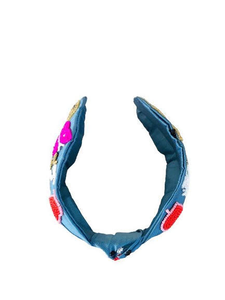 Diademas Swifttie con Cuentas Cómodas y de Alta Venta, Diseño Clásico y Atrevido que Realza la Belleza con Bonito Bordado en Color Gris para el Cabello y Deportes - Product Image 3