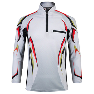 Alta calidad 100% poliéster sublimación pesca Jersey transpirable hombres sublimación pesca Jersey - Product Image 2