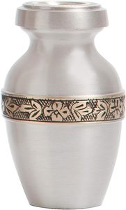 Mini urne de crémation en aluminium Petite urne commémorative pour cendres Souvenir funéraire - Product Image 3