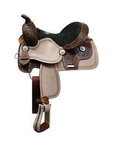 Juego de tachuelas de cuero genuino de primera calidad, monturas de carreras occidentales e inglesas para montar a caballo - Product Image 2