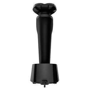 Mini rasoir électrique pour homme, boîtier en plastique recyclé, lames pour usage humide et sec, tondeuse pour cheveux longs, étanche IPX7, pour le visage et le corps - Product Image 2