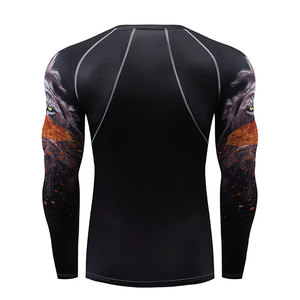 T-shirt Rash Guard de Performance pour Hommes, Haut Rash Guard de Fitness pour Hommes, Rash Guard Élastique Ajusté pour Hommes, T-shirt Rash Guard Moulant pour Hommes - Product Image 2